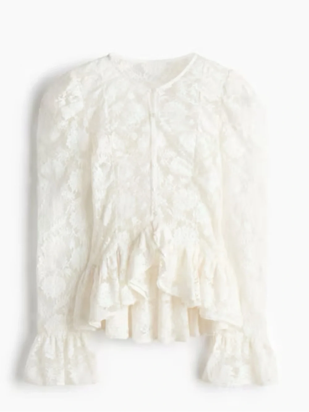 H&M blouse lace